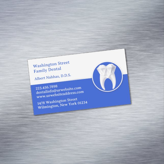 Dental Care Magnetic Business Card (In Situ)