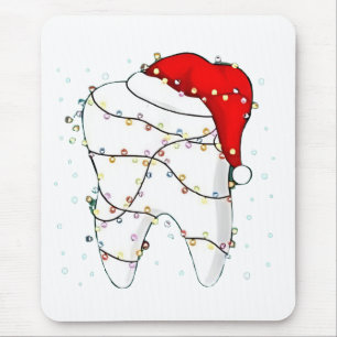 Dental Christmas Dunny Dentist Holiday Mouse Mat