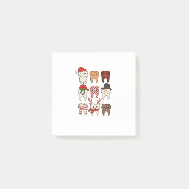Dental Christmas Funny Dentist Holiday Post-it Notes (Front)