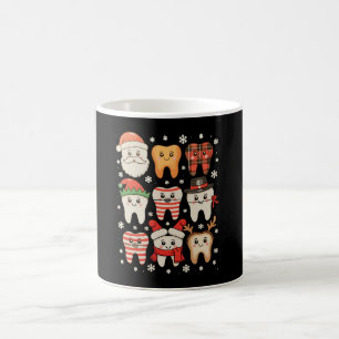 Dental Christmas Teeth Squad Cute Dentist Crew Xma Coffee Mug