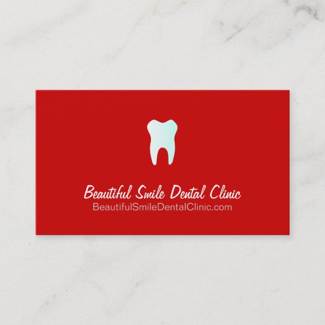 Dental Clinic Appointment Cards- Colour changeable (Front)