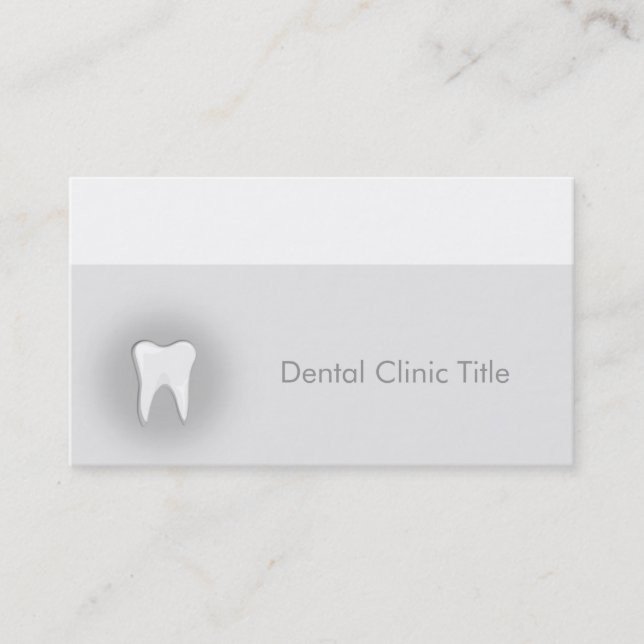 Dental Clinic Business Card (Front)