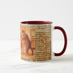 DENTAL CLINIC, DENTIST MONKEY AND CAT Parchment Mug