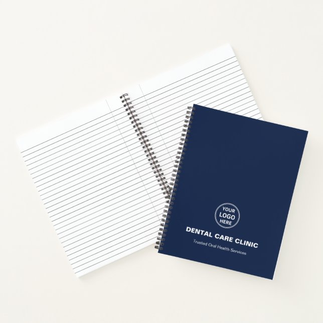 Dental Clinic Dentist Professional Logo Notebook (Inside)