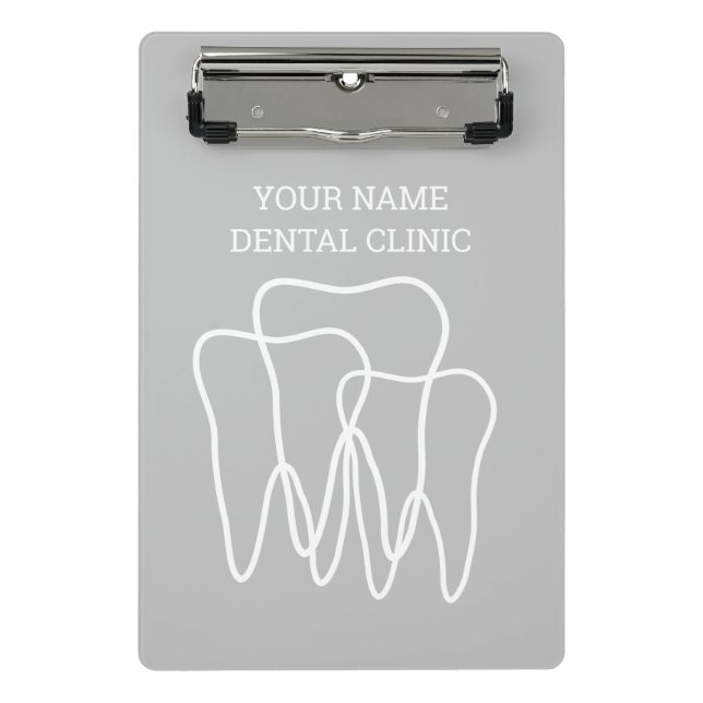 Dental clinic dentistry mini clipboard for dentist (Front)