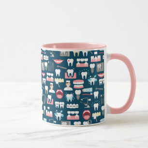 Dental Clinic Office Pattern Mug