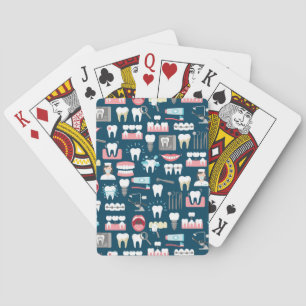 Dental Clinic Office Pattern Playing Cards