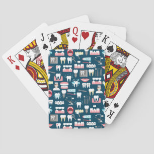 Dental Clinic Office Pattern Playing Cards