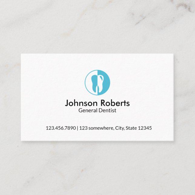 Dental clinic professional dentist appointment card (Front)