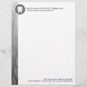 Dental Company Letterhead