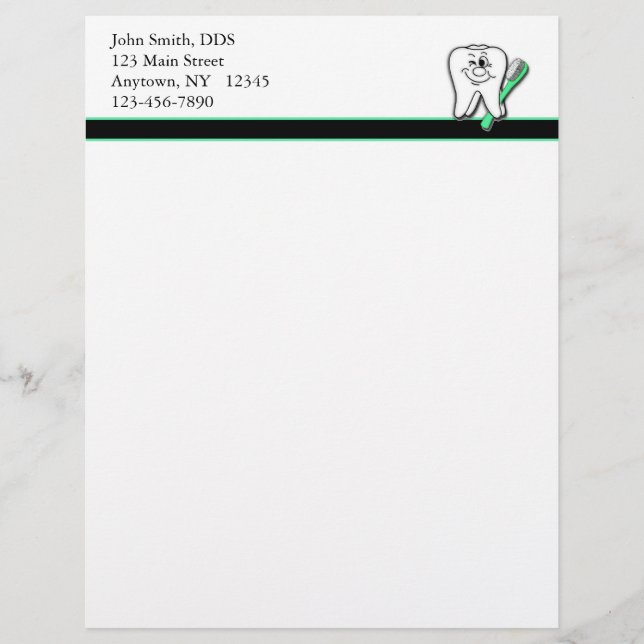 Dental Customised Letterhead (Front)