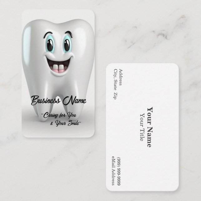 Dental / Dentist Business Card (Front/Back)