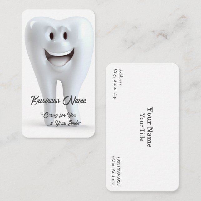 Dental / Dentist Business Card (Front/Back)