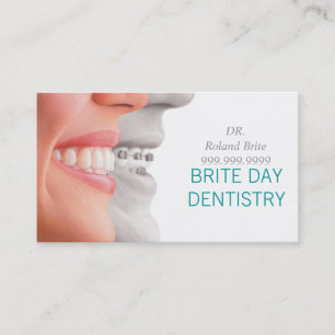 Dental Dentist Dentistry Doctor Teeth Smile Business Card