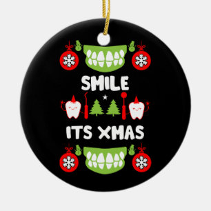 Dental Doctor Xmas Ceramic Tree Decoration