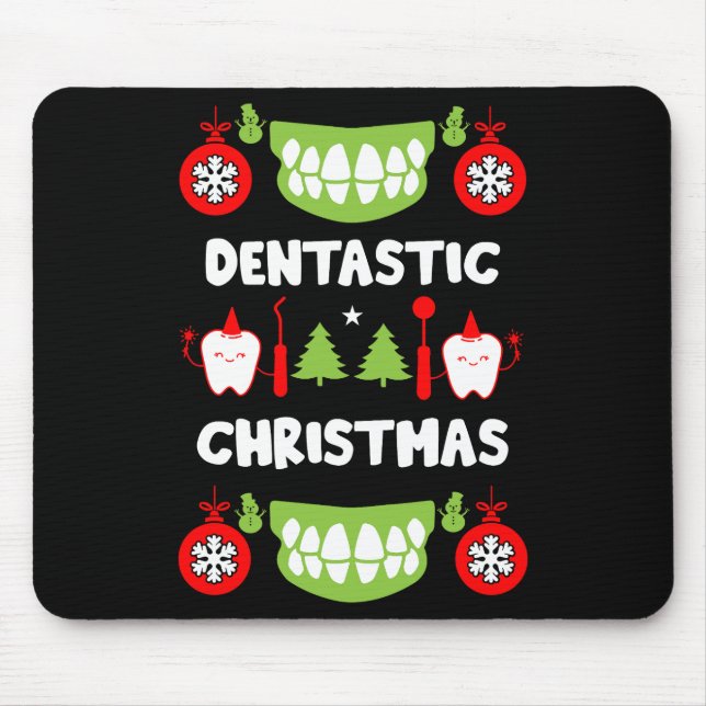 Dental Doctor Xmas Mouse Mat (Front)