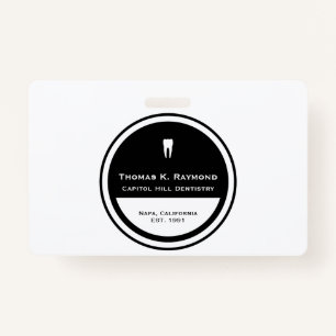 Dental Employee Badge ID Badge