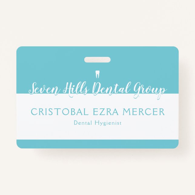 Dental Employee ID Badge (Front)
