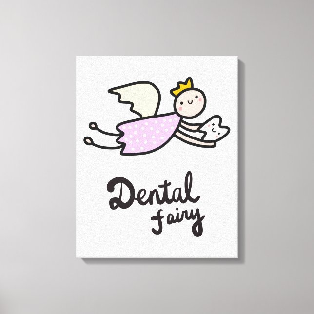 Dental Fairy Canvas Print (Front)
