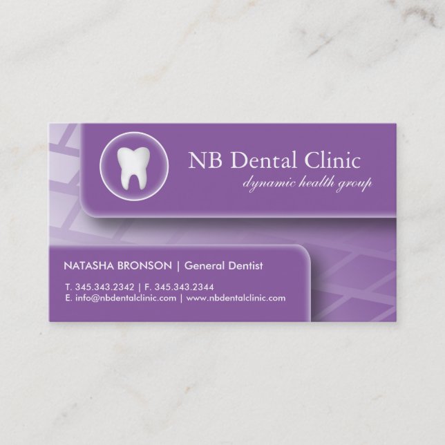 Dental / General Dentist Business Cards (Front)