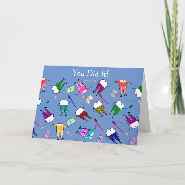 Dental Graduation Congratulations Card (Front)