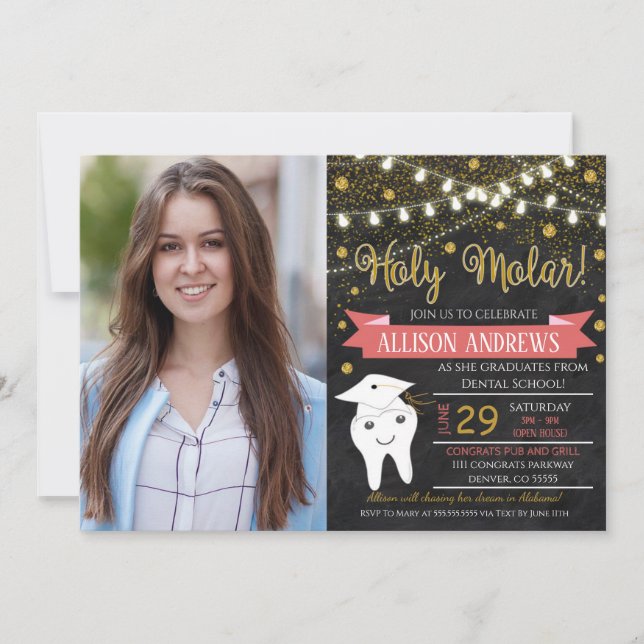  Dental Graduation Invitation (Front)