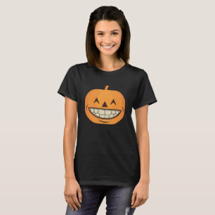 Dental Halloween Shirt Pumpkin with Perfect Teeth