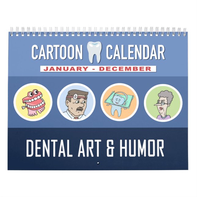 Dental Humour Cartoon Calendar (Cover)
