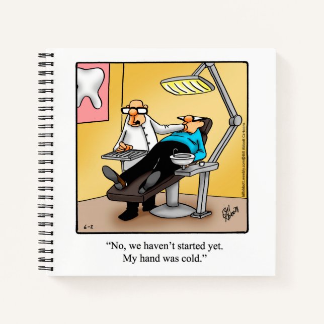 Dental Humour Spiral Notebook (Front)