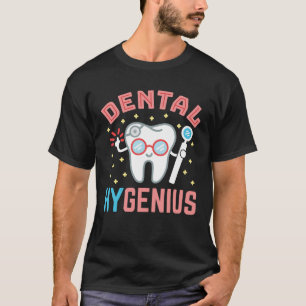 Dental Hygenius Funny Hygienist RDH  T-Shirt