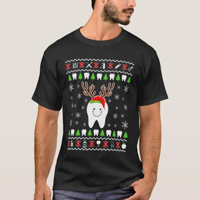 Dental Hygiene Funny Dentist Chirstmas For Women M T-Shirt (Front)