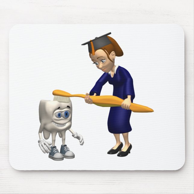 Dental Hygiene or Dentist Graduation Gifts Mouse Mat (Front)
