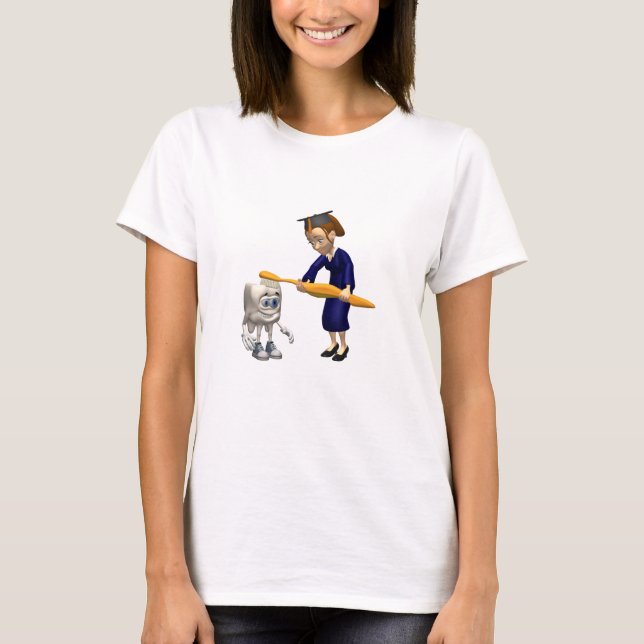 Dental Hygiene or Dentist Graduation Gifts T-Shirt (Front)