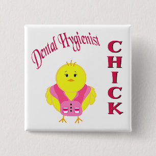 Dental Hygienist 15 Cm Square Badge