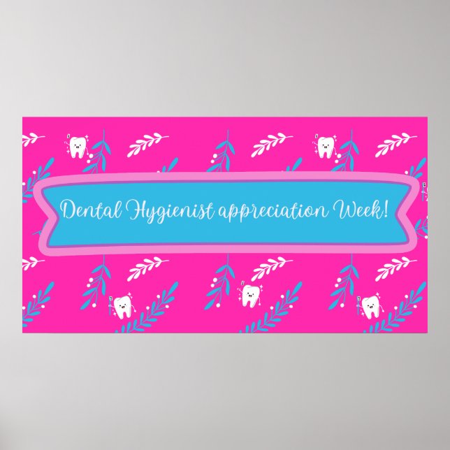 Dental Hygienist Banner Poster (Front)