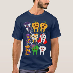 Dental Hygienist Boo Boo Crew Spooky Dental Squad T-Shirt