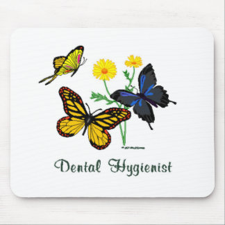 Dental Hygienist Butterflies Mouse Mat