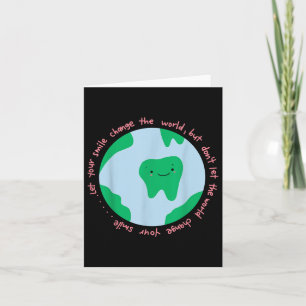 Dental Hygienist Earth Day Planet Anniversary Orth Card