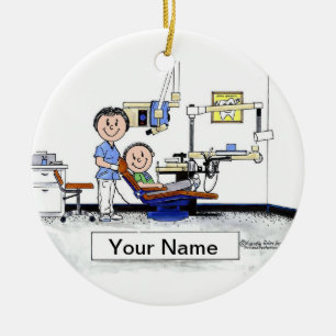 Dental Hygienist - Female Ceramic Tree Decoration
