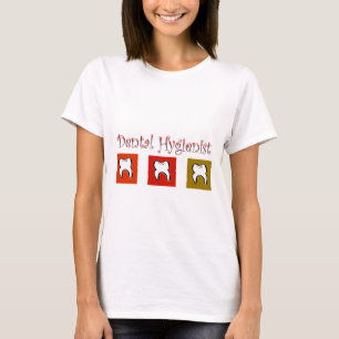 Dental Hygienist Gifts, 3 Teeth Design T-Shirt