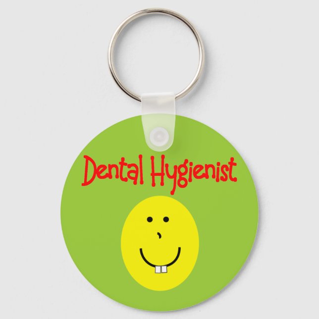 dental hygienist gifts---Funny Key Ring (Front)