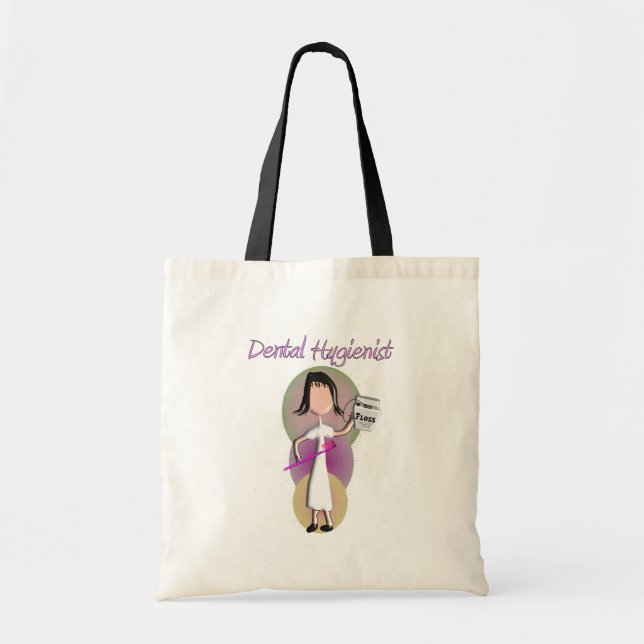 Dental Hygienist Gifts Unique Graphics Tote Bag (Front)