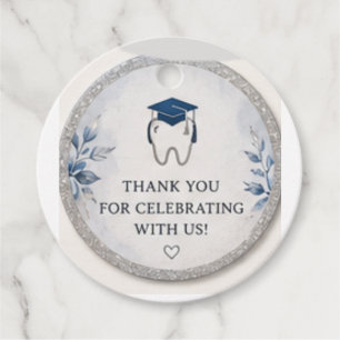 Dental Hygienist Graduation Favour Tag Thank You