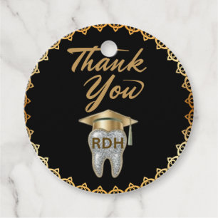 Dental Hygienist Graduation Gift Tag Personalise