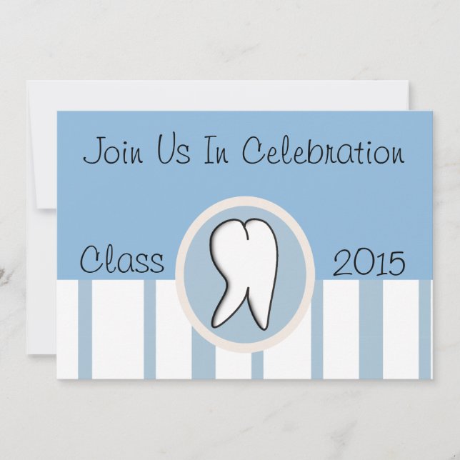 Dental Hygienist Graduation Party Invitations 2015 (Front)