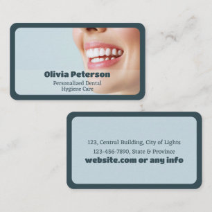 Dental Hygienist Oral Health Business Card