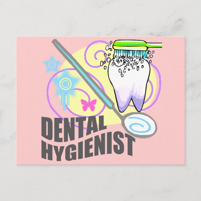 Dental Hygienist Postcard (Front)