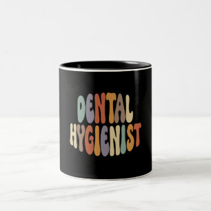 Dental Hygienist Proud Career Profession Two-Tone Coffee Mug