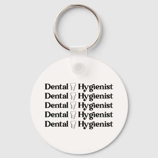 Dental Hygienist | RDH Dentist Dental gifts Key Ring (Front)