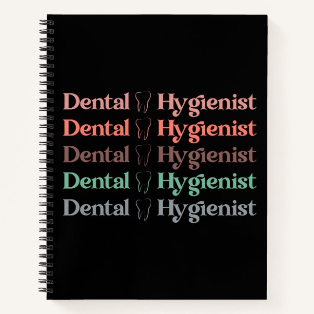 Dental Hygienist | RDH Dentist Dental gifts Notebook (Front)